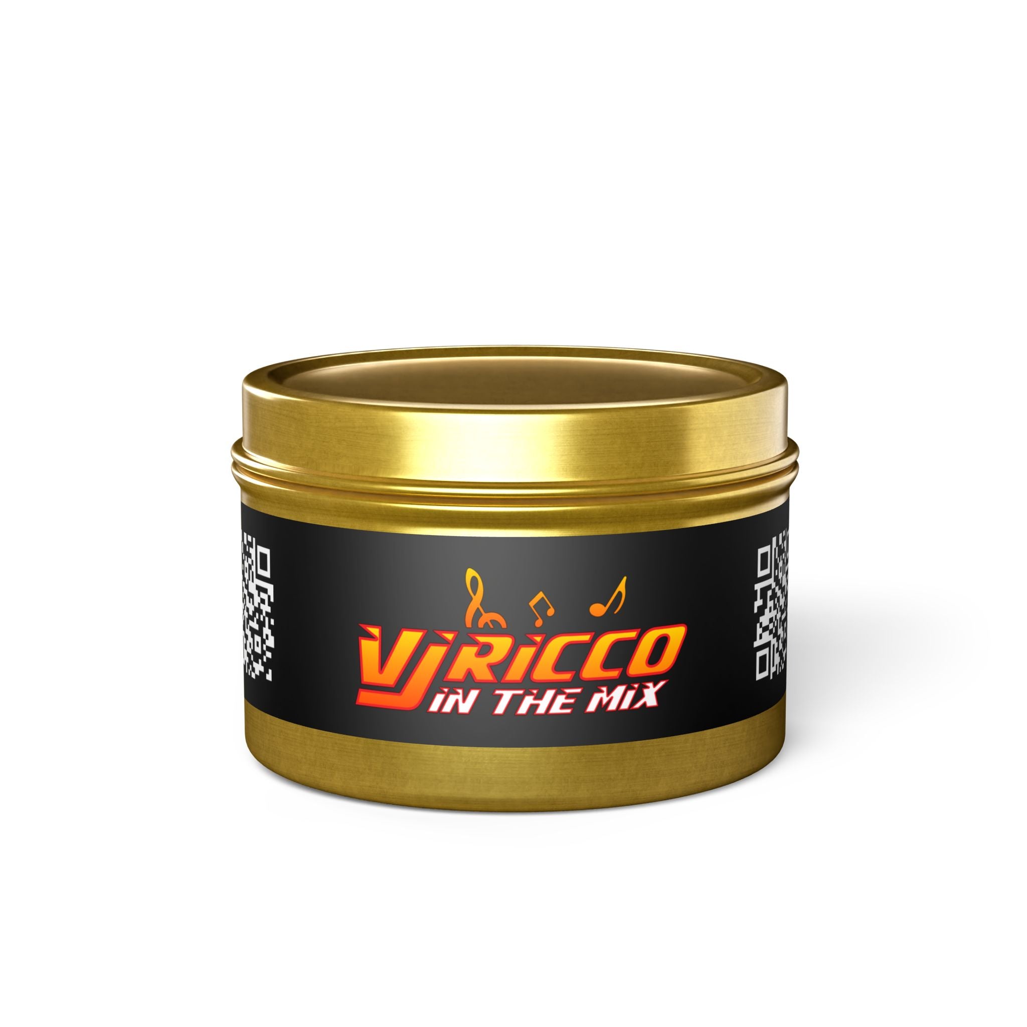 "VJ Ricco" -Themed Tin Candle - Perfect for Relaxation and Gifting